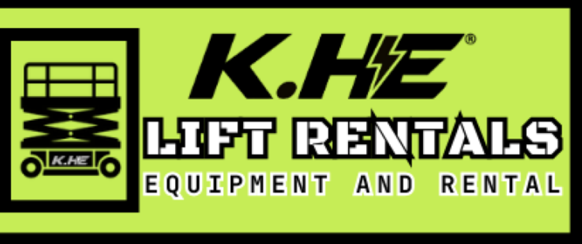 KHE Lift Rentals — Equipment and Rental logo